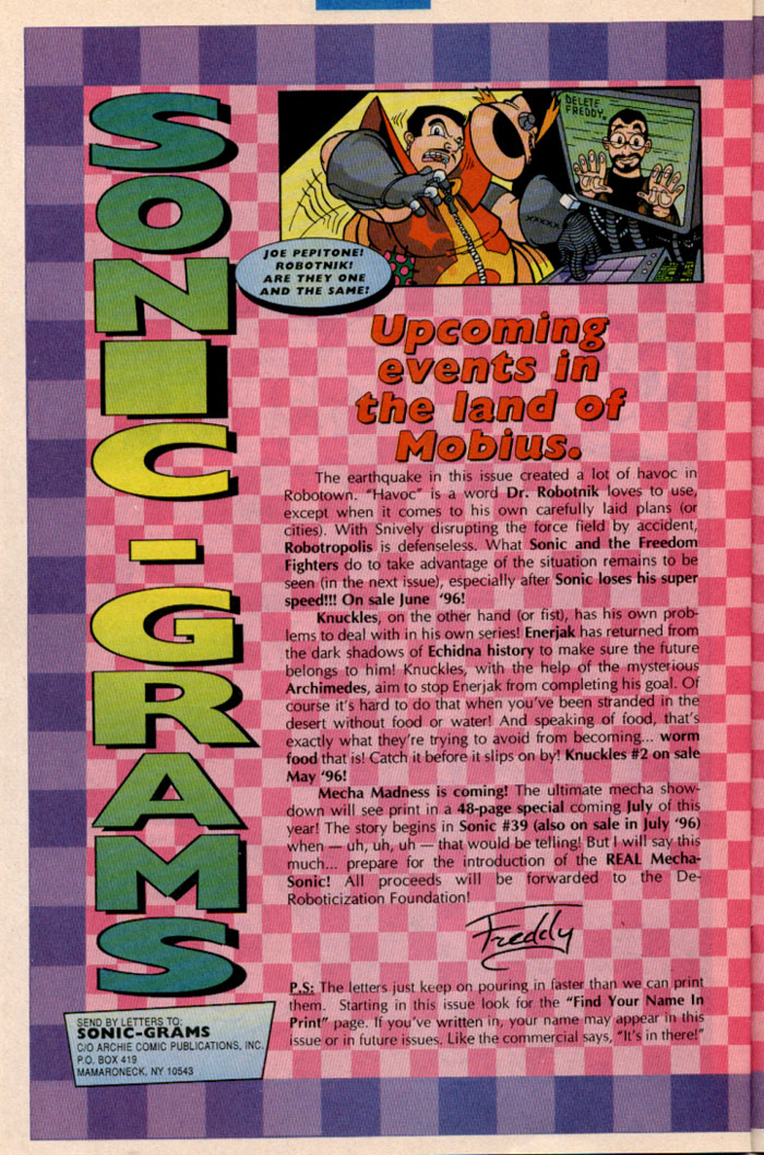 Sonic - Archie Adventure Series August 1996 Page 27